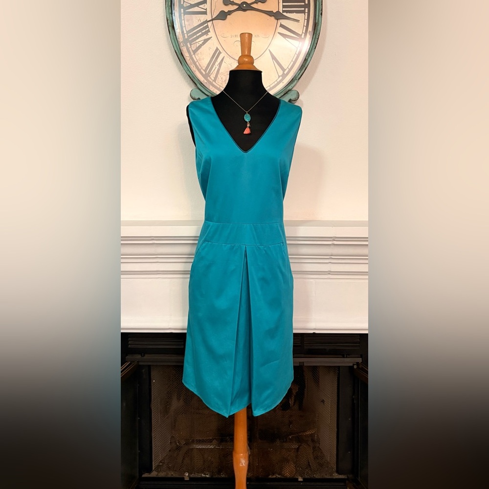 Spense Teal Midi Dress